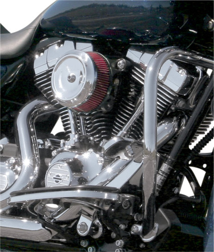 S&S Chrome Dished Bobber Air Cleaner Cover (170-0119)