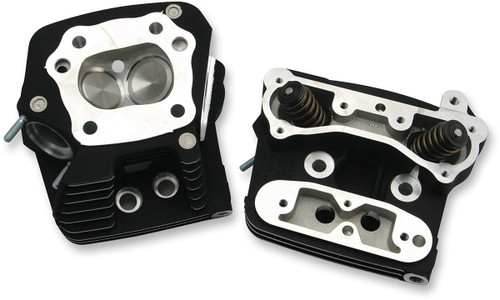 S&S Performance Cylinder Heads | Standard Compression 76cc | Black (106-6064)