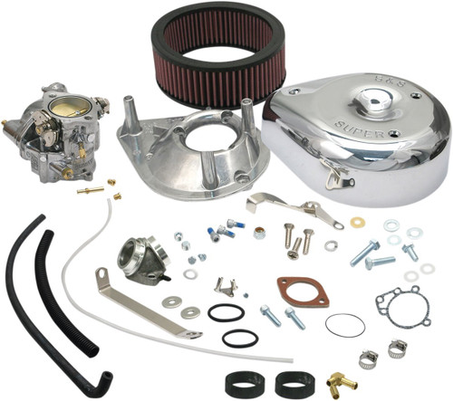 S&S Super E Carburetor Kit w/Manifold & VOES (11-0406)