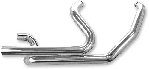 S&S Stainless Steel Chrome 2-2 Power Tune Dual Headers (550-0004B)