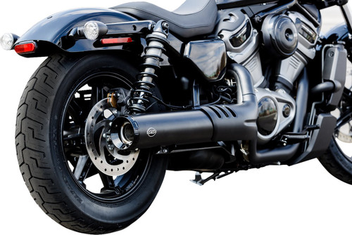 S&S 4.5" Guardian Black Grand National Slip-On Muffler (550-1074)