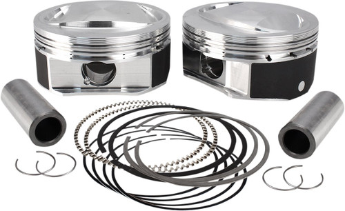 S&S 4.0" Bore CVO-110 High Compression Pistons (920-0114)