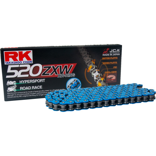RK 520ZXW XW-Ring Blue Chain 150 Links (BB520ZXW-150)