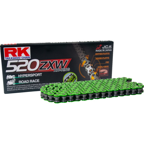 RK 520ZXW XW-Ring Green Chain 170 Links (MM520ZXW-170)