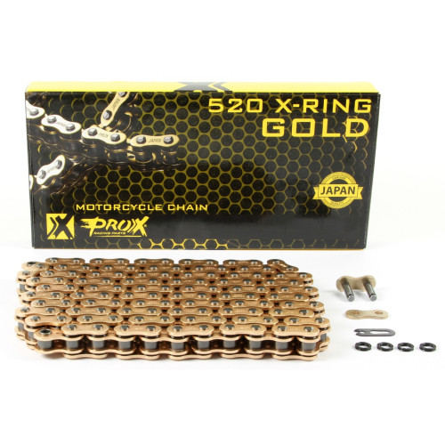Pro-X 520 X-Ring Gold Chain 120 Links (07.RC520120XCG)