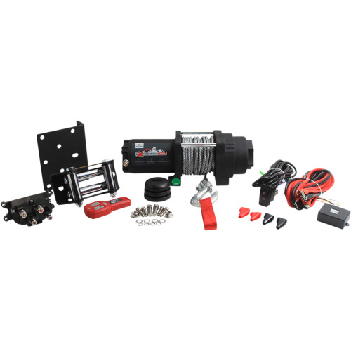 All Balls 4500lb Expedition 4-Bolt Winch w/Wire Rope (431-01025)