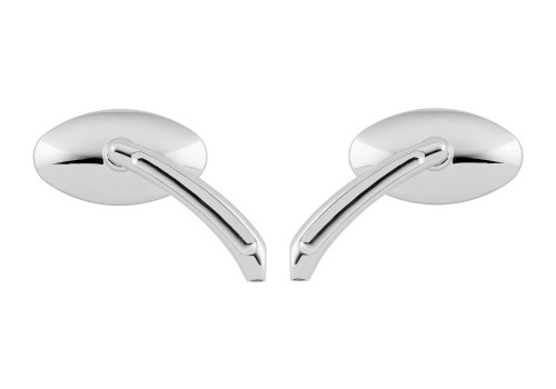 Bikers Choice Custom Mirrors Oval Chrome (488747)