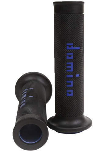 Domino MotoGP Handlebar Grips | Black/Blue | Twist Throttle (A01041C4840B7-0)