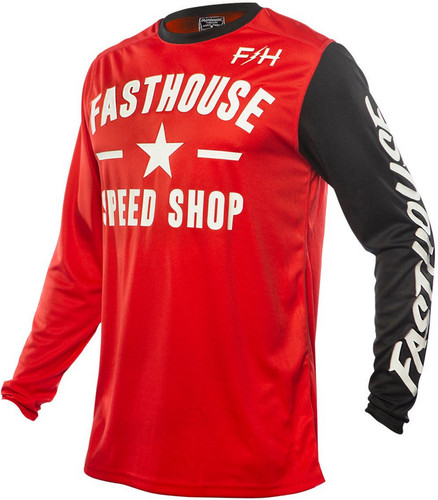 Fasthouse Carbon Mens MX Offroad Jersey