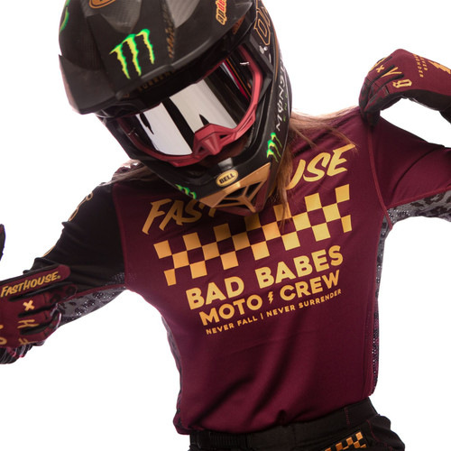Fasthouse Grindhouse Golden Crew Womens MX Offroad Jersey