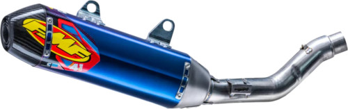 FMF Factory 4.1 RCT Titanium Blue Anodized Slip-On Muffler w/Carbon Tip (045690)