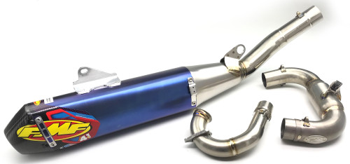 FMF Factory 4.1 RCT Titanium Anodized Full System w/Carbon End Cap (044478)