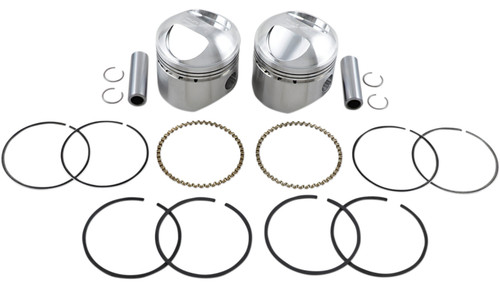 Wiseco 74" Shovelhead Forged Piston Kit +.060" 3.497" Bore (K1611)
