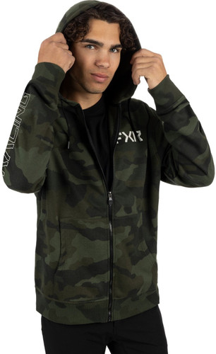 FXR Clutch Cotton Adult Zip Up Hoody