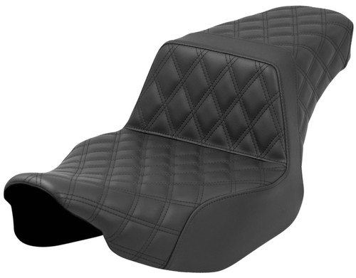 Saddlemen Step-Up Black Seat - Full Lattice Stitch (823-07-175)