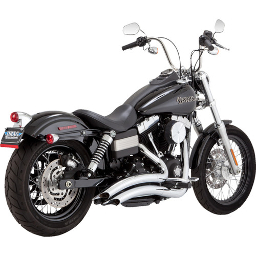 Vance & Hines Big Radius Chrome 2-into-2 Exhaust System (26081)