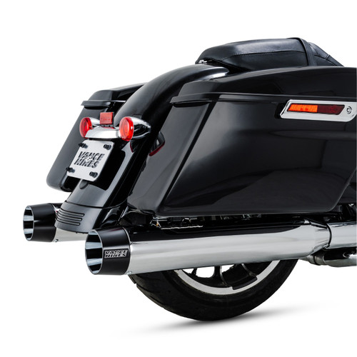Vance & Hines Blackbird 450 Chrome Slip-On Exhaust Mufflers (16792)