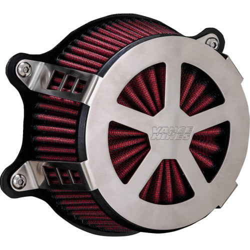 Vance & Hines VO2 Radiant V Brushed Air Cleaner Intake Kit (71468)