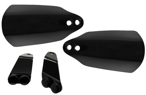 Memphis Shades Black Lucite Handguards (MEB7228)