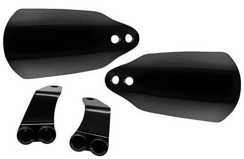 Memphis Shades Black Lucite Handguards (MEB7232)