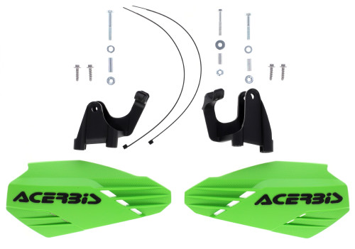 Acerbis K-Linear Green/Black Plastic Handguards (2981391089)