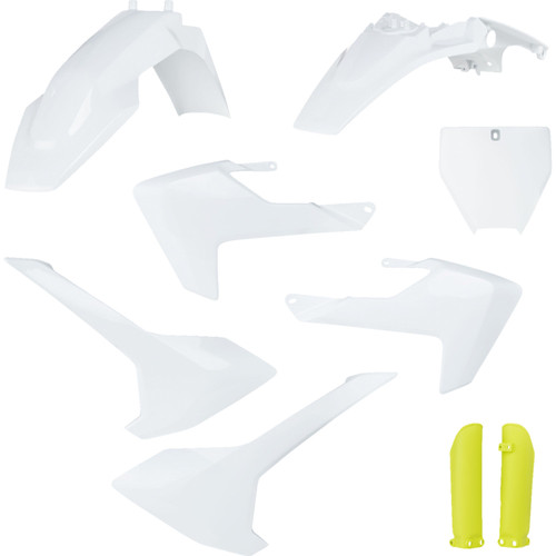 Acerbis OE '23 White/Green Full Body Plastic Kit for '17-23 TC65 (2731987705)