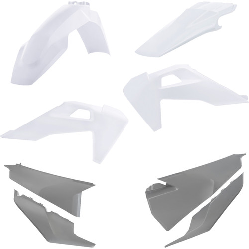 Acerbis OE '23 White/Gray Standard Plastic Body Kit (2791557705)