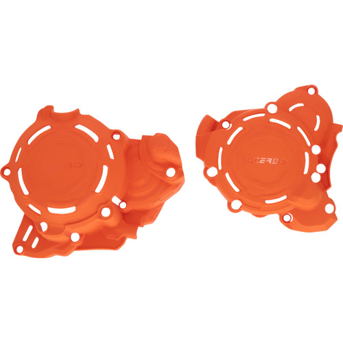 Acerbis X-Power Orange Clutch/Ignition Cover Kit (2981365226)