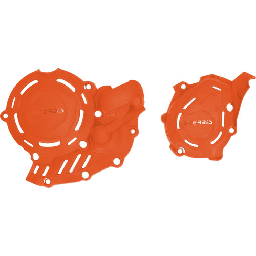 Acerbis X-Power Orange Clutch/Ignition Cover Kit (2979435226)