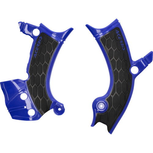 Acerbis X-Grip Frame Protectors | Blue/Black | YZ250F/FX YZ450F/FX (2981441034)