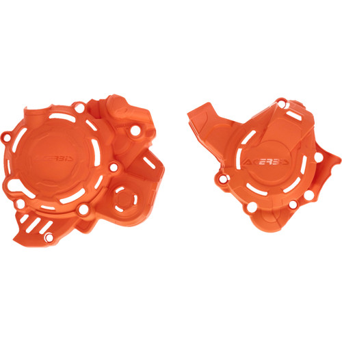 Acerbis X-Power Orange Clutch/Ignition Cover Kit (2981475226)