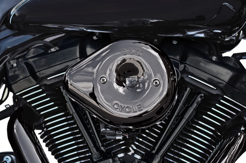S&S Stealth Teardrop Lava Chrome Air Cleaner M8 (170-0781)