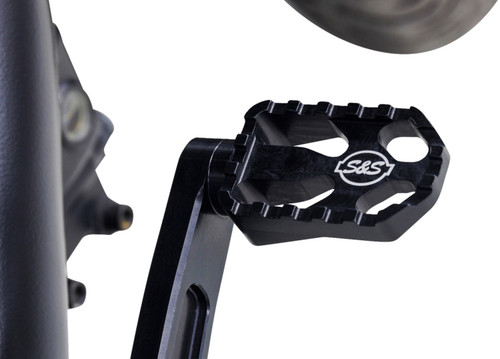 S&S Mid-Mount Black Brake Pedal (560-0370)