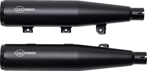 S&S Grand National Guardian Black Slip-On Mufflers (4110-266)