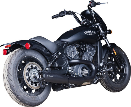 S&S Grand National Black 2-into-1 Full Exhaust System (4111-266)