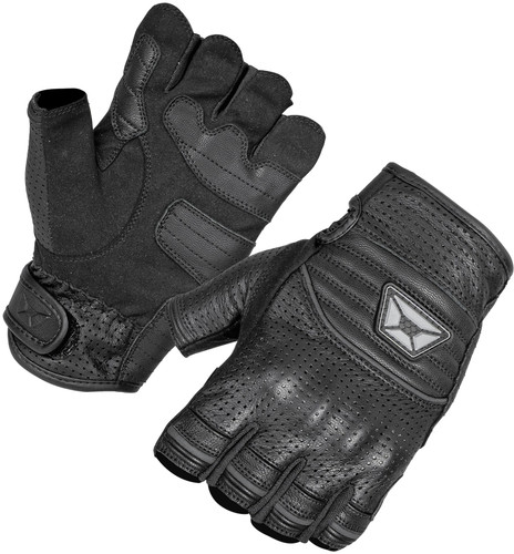 Cortech Flip Off Armored Mens Motorcycle Fingerless Gloves