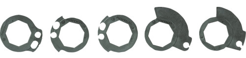 Renthal R Works Aramid Taper Half Waffle Lock On Gray Grips (G240)