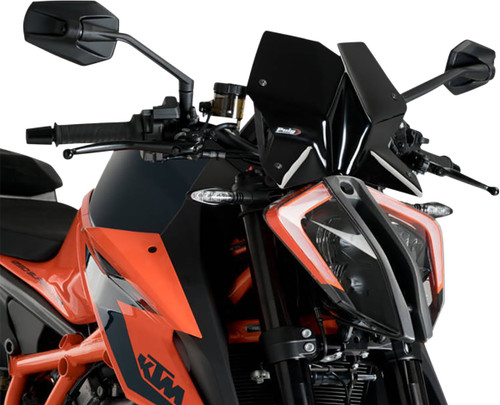 Puig New Generation Sport Windscreen | Black (20425N)
