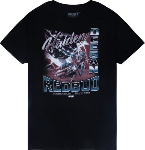 Deegan Red Bud Mens Short Sleeve T-Shirt