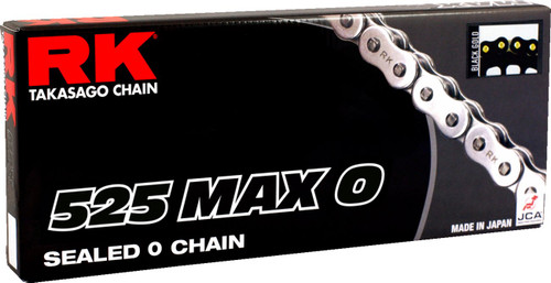 RK 525 Max-O Black/Gold Drive Chain 120 Links (525MAXO-120-BG)