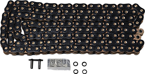 EK 520 ZVX3 Black/Gold Sportbike Chain - 150 Links (520ZVX3-150KG)