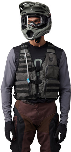 Fox Racing Pewter Legion Tac MX Offroad Hydration Vest SM/MD
