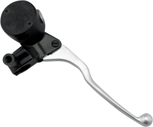 Shindy Retro Round 1/2" Black/Silver Brake Master Cylinder Kit (17-654G)