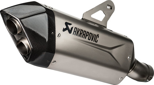 Akrapovic Silver Titanium Slip-On Muffler (S-B13SO4-HJGT)