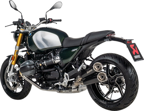 Akrapovic Black Titanium Double Conical Slip-On Muffler (S-B12SO25-HISSSBL)