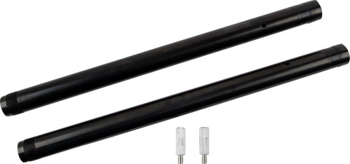 Custom Cycle 43mm LH 25", RH 24.75" (+2") Inverted Black Fork Tubes (710055)