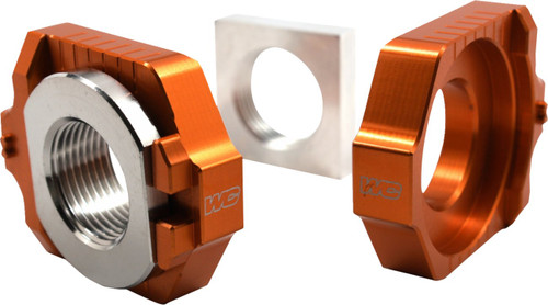 Works Connection Orange Elite Axle Block Kit (17-264)