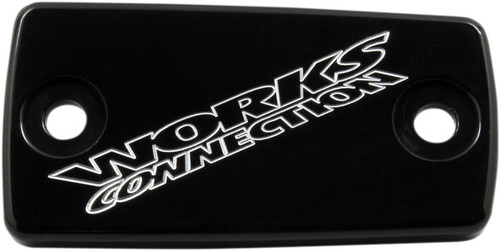 Works Connection Black Anodized Billet Clutch Master Cylinder Cover (21-152)