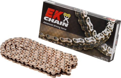 EK 525 ZVX3 Gold Sportbike Chain 160 Links (525ZVX3-160G)