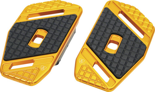 Arlen Ness Speedliner Gold Passenger Floorboards (410-042)